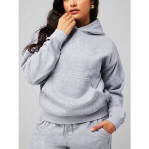New‎ Fabletics Women's Cozy Fleece Hoodie Grey Size Large
